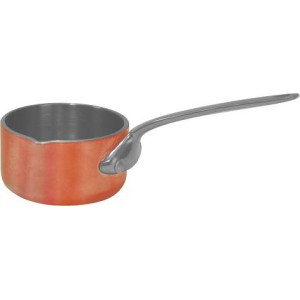 Соусник с ручкой 50мл 5см нержавеющая сталь с медным покрытием
