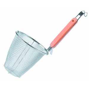 Стрейнер для лапши 12см с деревянной ручкой