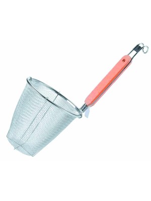 Стрейнер для лапши 14см с деревянной ручкой