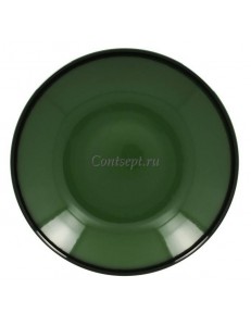 Тарелка глубокая зеленая 23см 690мл фарфор RAK серия LEA
