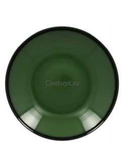 Тарелка глубокая зеленая 23см 690мл фарфор RAK серия LEA