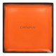Тарелка квадратная оранжевая 30х30 см фарфор RAK серия LEA