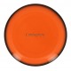 Тарелка мелкая оранжевая 18см фарфор RAK серия LEA