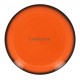 Тарелка мелкая оранжевая 21см фарфор RAK серия LEA