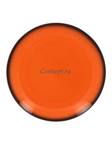 Тарелка мелкая оранжевая 29см фарфор RAK серия LEA
