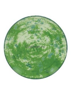 Тарелка мелкая зеленая 15 см RAK фарфор серия Peppery