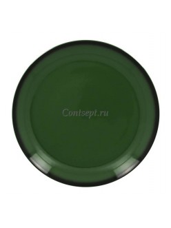 Тарелка мелкая зеленая 31см фарфор RAK серия LEA