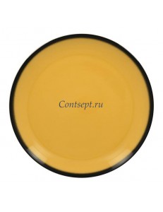Тарелка мелкая желтая 18см фарфор RAK серия LEA