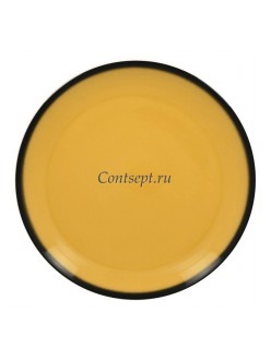 Тарелка мелкая желтая 29см фарфор RAK серия LEA