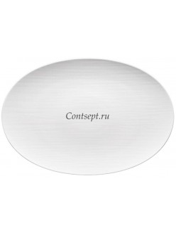 Тарелка овальная 42х29см фарфор Rosenthal серия Mesh White