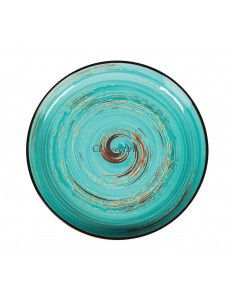 Тарелка с бортом 23 см серия Texture light cyan circular фарфор PL Proff Cuisine