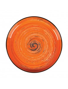Тарелка с бортом 23 см серия Texture orange lines фарфор PL Proff Cuisine