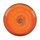 Тарелка с бортом 23 см серия Texture orange lines фарфор PL Proff Cuisine