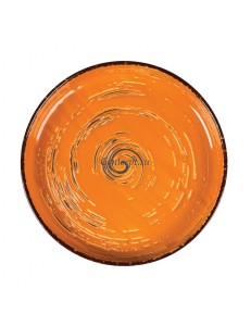 Тарелка с бортом 23 см серия Texture yellow circular фарфор PL Proff Cuisine