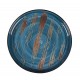 Тарелка с бортом 28 см серия Texture Dark Blue lines фарфор PL Proff Cuisine