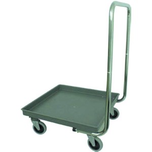 Тележка для перевозки кассет 54х54х90см нержавеющая сталь пластик Тележка для перевозки кассет 54х54х90см нержавеющая сталь пластик