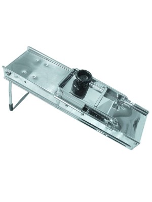 Терка Мандолина с держателем насадки 3/5/10мм нержавеющая сталь