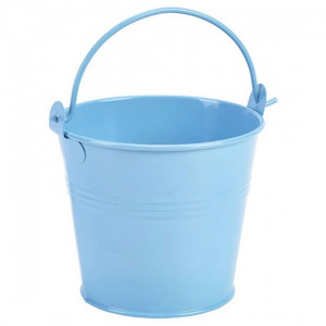 Ведерко для подачи 500мл 10x9см синяя оцинкованная сталь GENWARE Ведерко для подачи 500мл 10x9см синяя оцинкованная сталь GENWARE