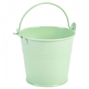 Ведерко для подачи 500мл 10x9см светло-зеленая оцинкованная сталь GENWARE Ведерко для подачи 500мл 10x9см светло-зеленая оцинкованная сталь GENWARE