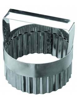 Высечка Кольцо волнистое с ручкой 12х5,5см нержавеющая сталь