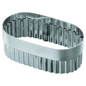 Высечка для слоеного языка без ручки 7х13х5,5см нержавеющая сталь