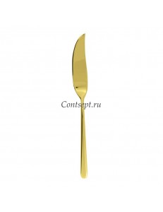 Нож для рыбы Sambonet серия Linear Gold PVD