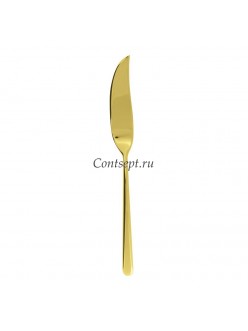 Нож для рыбы Sambonet серия Linear Gold PVD