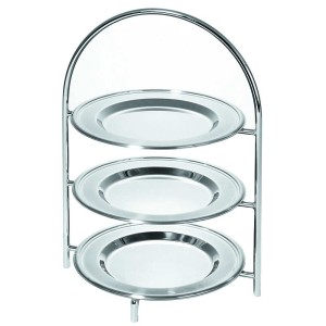 Этажерка трехъярусная 15,5см нержавеющая сталь Этажерка трехъярусная 15,5см нержавеющая сталь