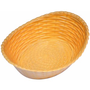 Хлебница пластиковая овальная 21х16,5х6,8см